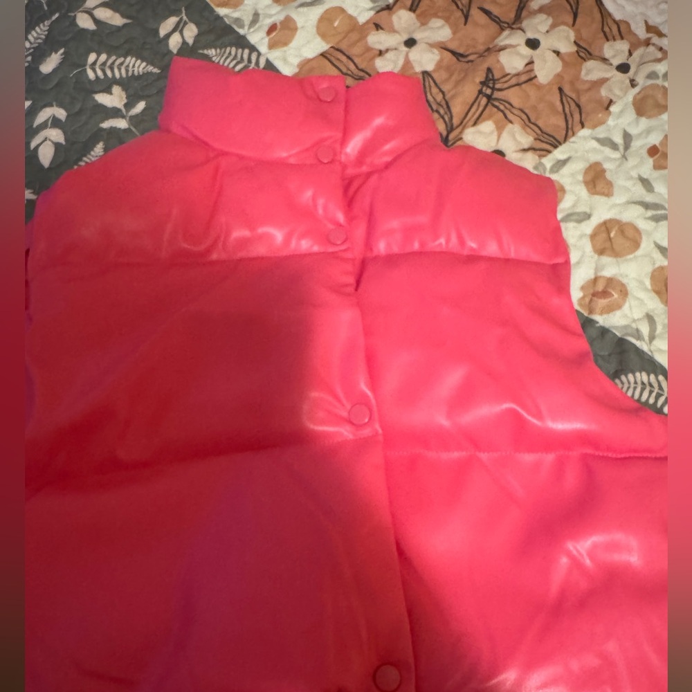 Simply Southern Coral Puffer Vest